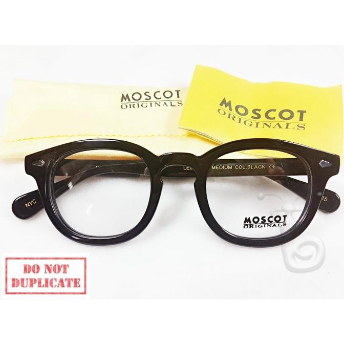 Jual Kacamata Frames Pria Moscot Lemtosh Hitam Shopee Indonesia