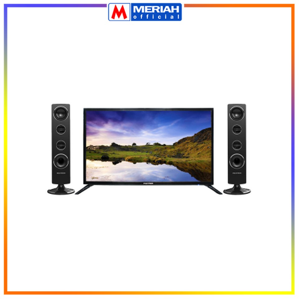 Jual TV POLYTRON 32 INCH SPEAKER TOWER Shopee Indonesia