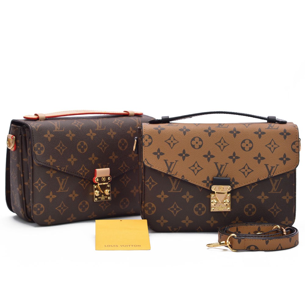 Jual Tas LV Louis Vuitton Pochette Métis Monogram Reverse Canvas