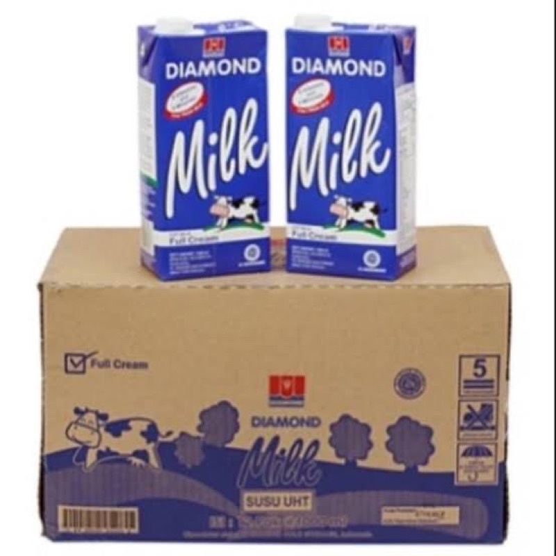 Jual Susu uht diamond 1 dus isi 12 liter di denpasar bali | Shopee