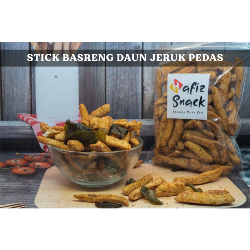 Jual Stick Basreng Daun Jeruk Pedas 250 Gr Shopee Indonesia