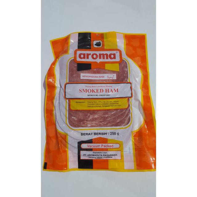 Jual Makanan Beku - PORK SMOKED HAM BABI AROMA (250gram Perpak ...