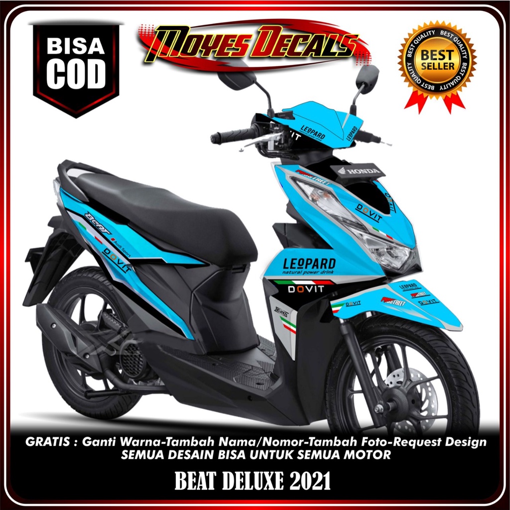 Jual Decal Beat Deluxe 2021 Full Body Leopard Shopee Indonesia