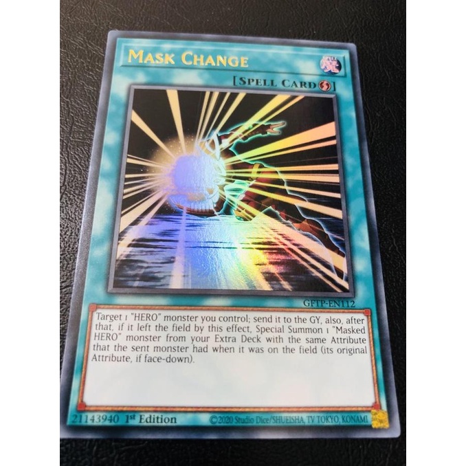 Jual kartu yugioh original mask change ultra rare | Shopee Indonesia