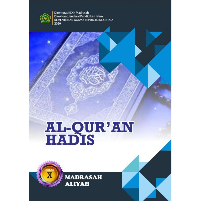 Jual Menjual Buku Siswa AL-QURAN HADIS Kelas 10 MA Kemenag 2020 ...