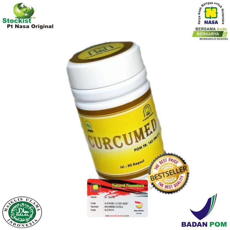 CURCUMED ORIGINAL NASA - OBAT KANKER - OBAT BENJOLAN - OBAT TUMOR - ATASI DAN CEGAH KANKER
