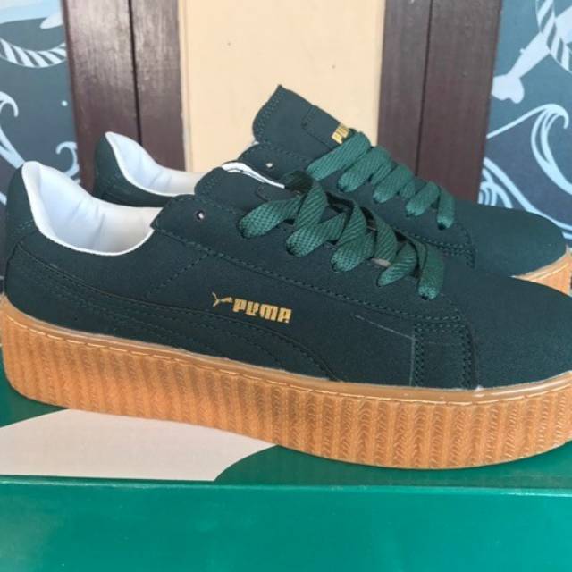 TERLARIS SEPATU PUMA FENTY RIHANNA GREEN SERIES