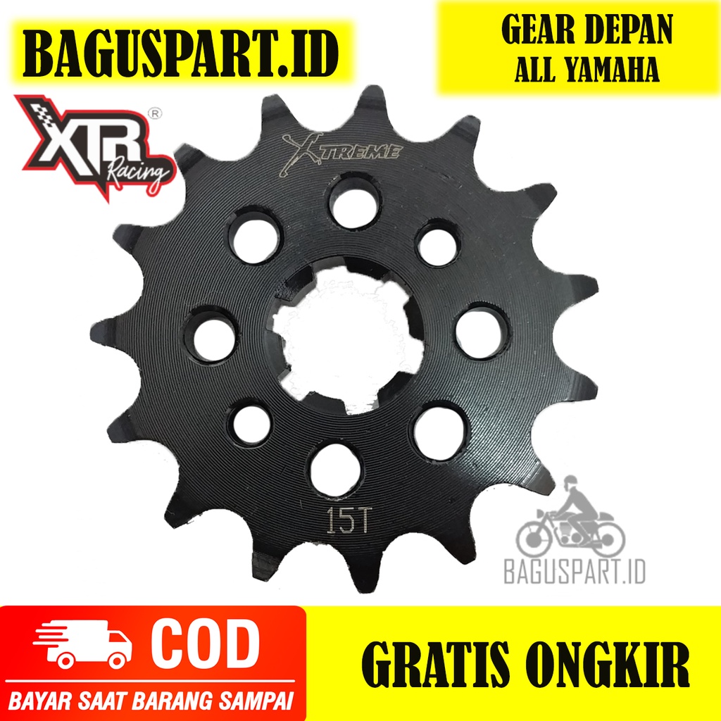 Jual GEAR DEPAN ALL YAMAHA R15, Vixion, Byson, Mx King, Xabre, Jupiter
