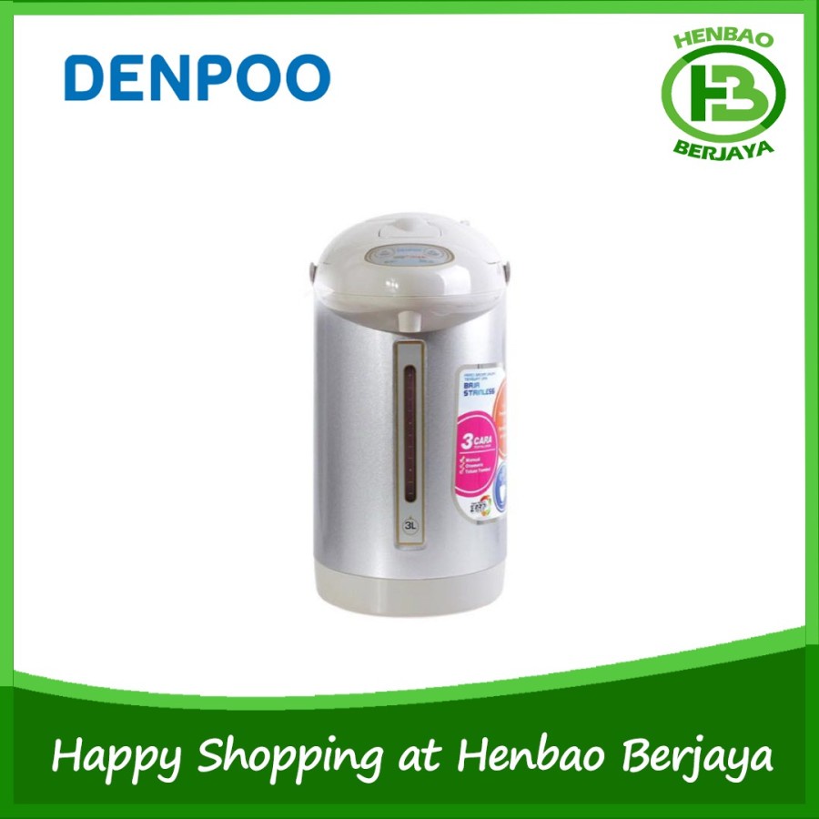 Jual Denpoo Electro Pot 3 Liter DEP831VT Electric Thermos Listrik ...