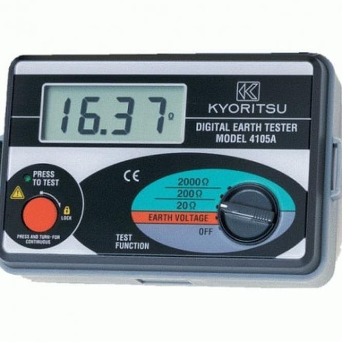 Jual Kyoritsu 4105A Digital Earth Ground Grounding Resistance Tester ...