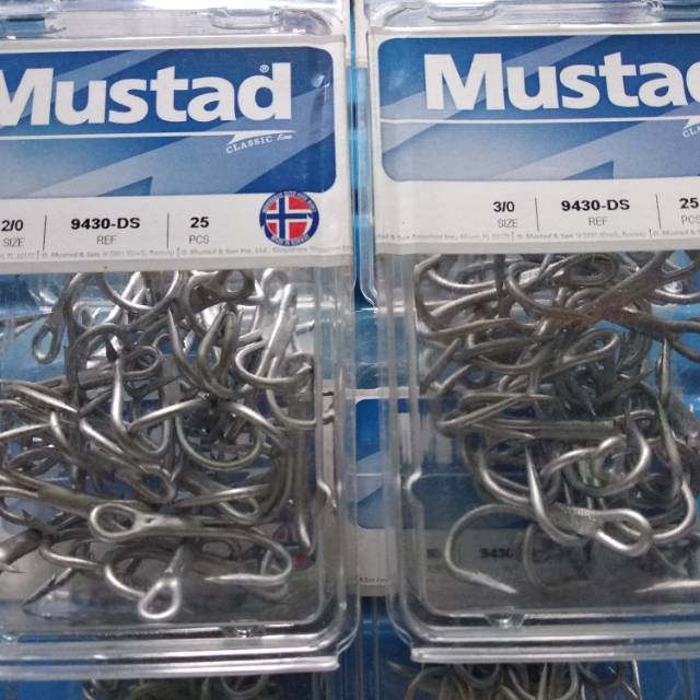 Buy Mustad 9430-DS Treble Hooks online at