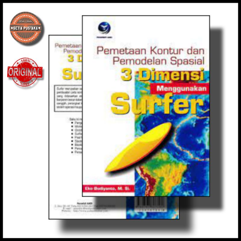 Jual pemetaan kontur dan pemodelan spasial 3 dimensi menggunakan surfer