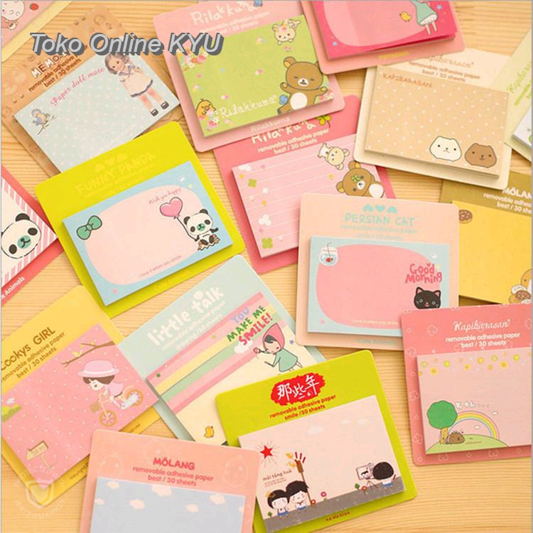 Jual Sticky Notes Post-it Kartun | Shopee Indonesia
