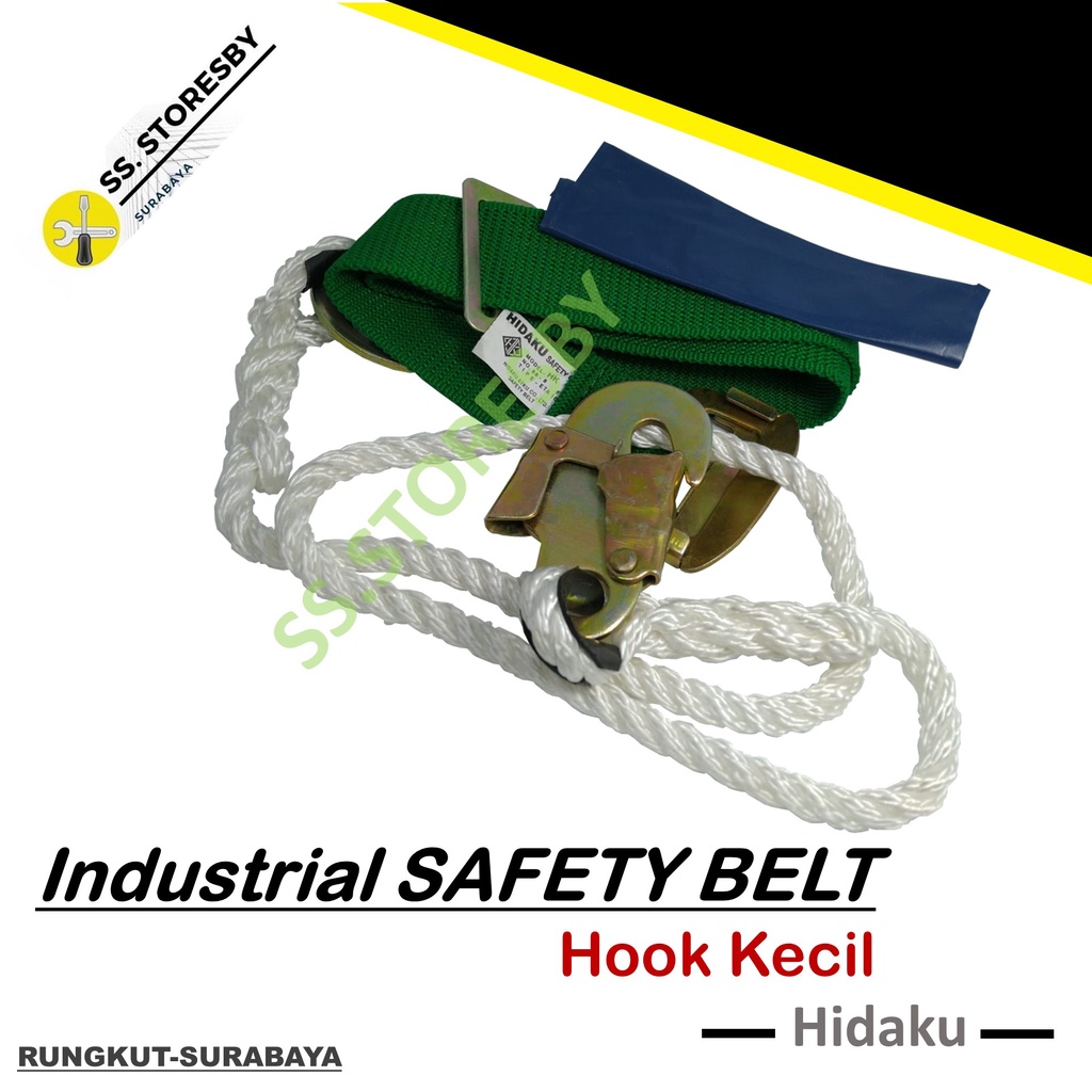 Jual INDUSTRIAL SAFETY BELT HARNESS SABUK PENGAMAN PINGGANG SMALL HOOK