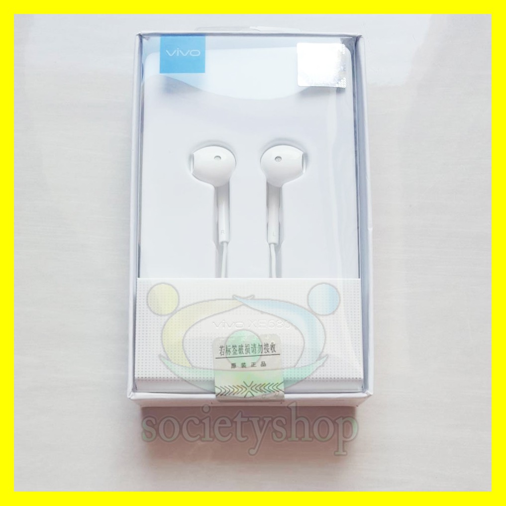 Jual Earpod Vivo XE680 Original HiFi 3.5mm Earphone Headset