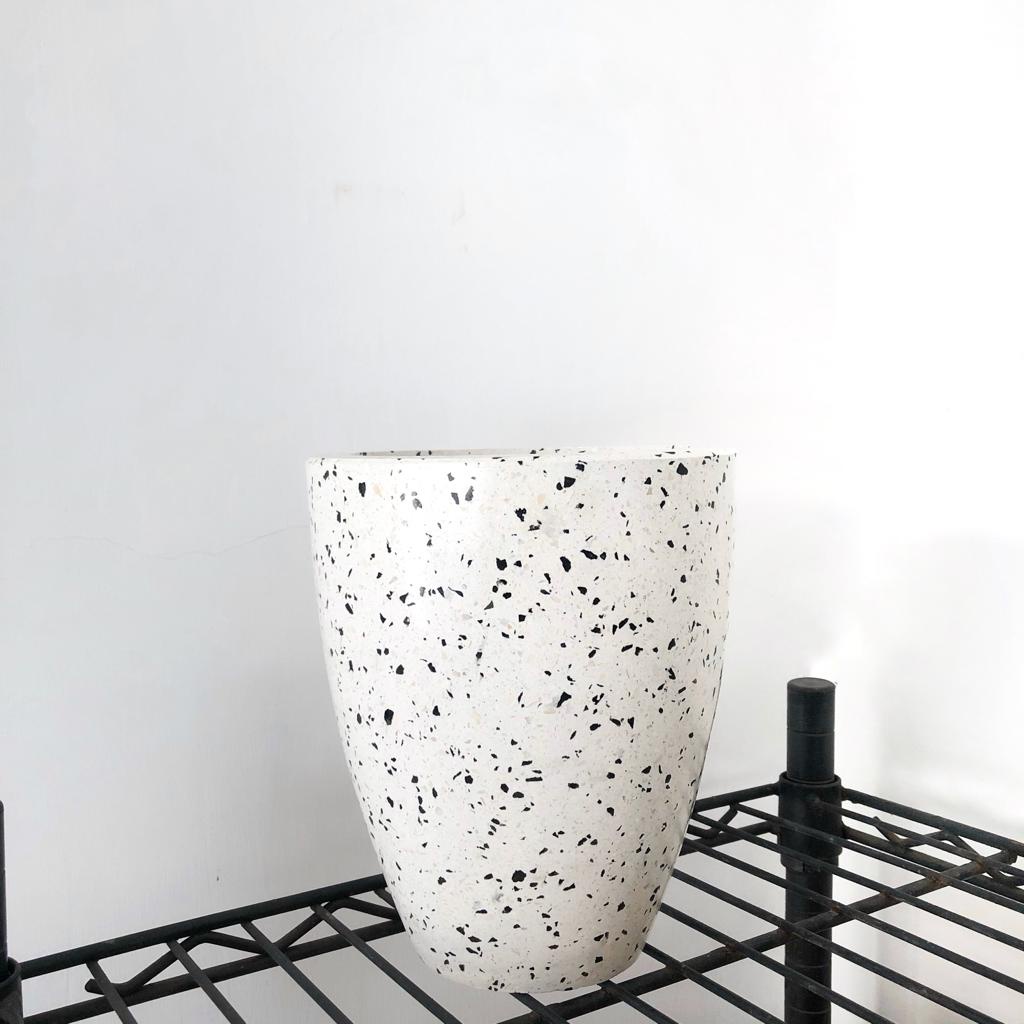 Jual Pot Terrazzo Minimalis D Cm Pot Tanaman Pot Semen Shopee Indonesia