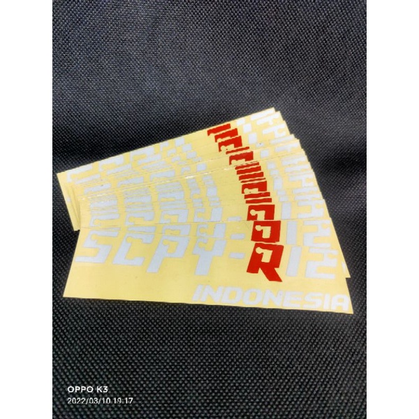 Jual stiker SCPY-R12 INDONESIA stiker motor scoopy | Shopee Indonesia