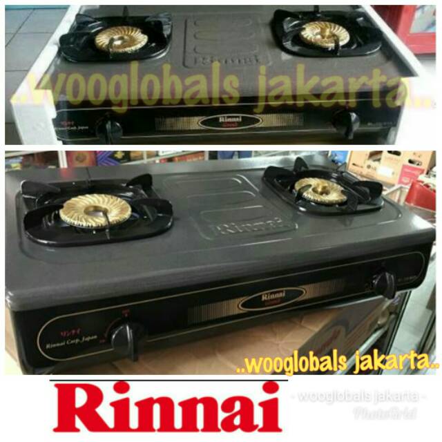 Jual KOMPOR RINNAI RI 712 BGX 2 TUNGKU API LILIN TORNADO BURNER KUNINGAN  BODY BESAR GRANDE SERIES SNI | Shopee Indonesia