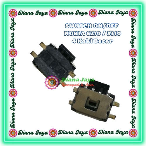 Jual Switch On/Off Universal Nokia 8210 / Nokia 3310 (4 Kaki Besar ...