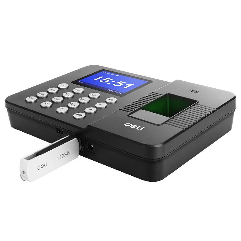 Jual RESMI Mesin Absen Finger Print Deli E3960 Absensi Fingerprint Time ...