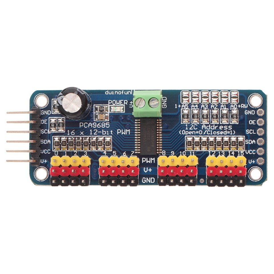 Jual PCA9685 16 Channel - 12 bit I2C PWM Servo Driver | Shopee Indonesia