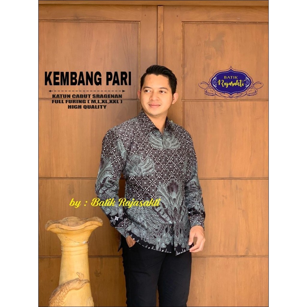 Jual Panjang Kembang Pari RAJASAKTI KEMEJA BAJU BATIK PRIA LENGAN ...