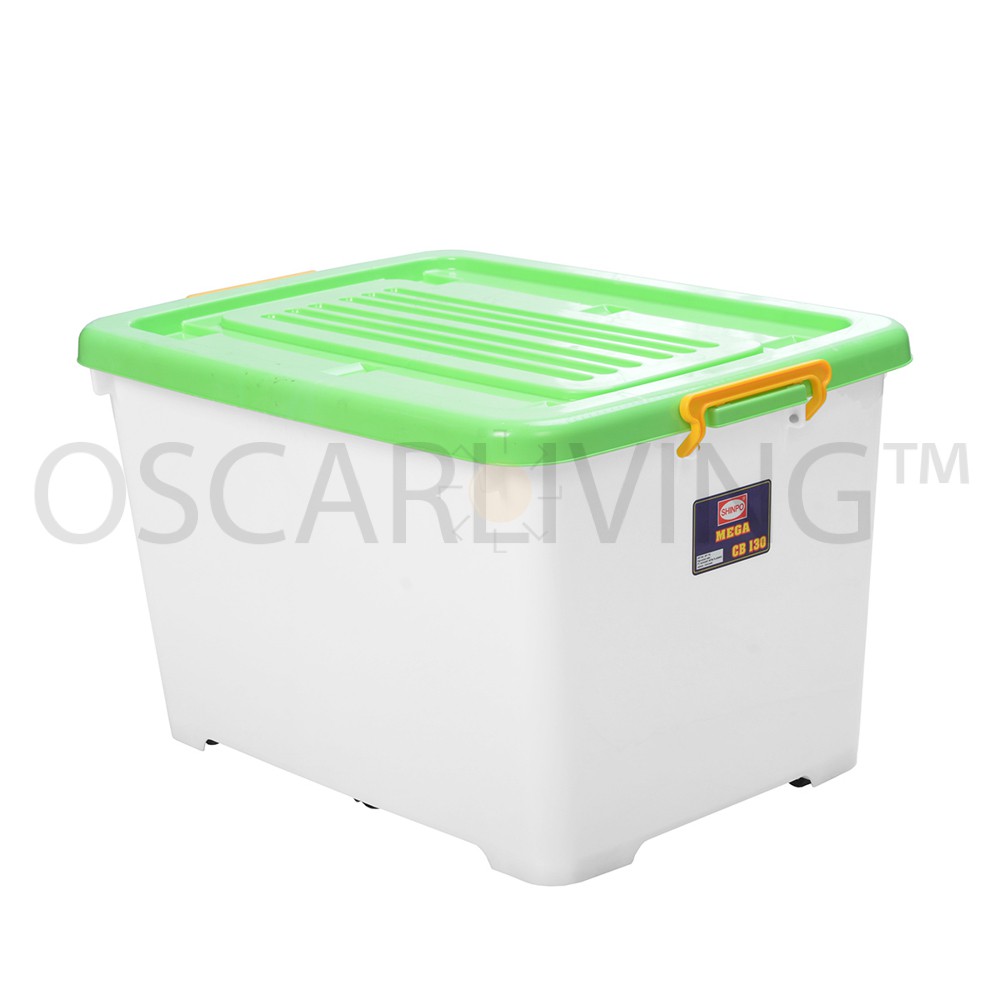 Jual Shinpo 116 Mega Box Container CB 130 Liter + Roda / Box Serbaguna ...