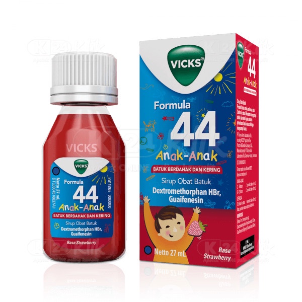 Jual Obat Batuk Anak Sirup VICKS FORMULA 44 ANAK 27 ml Children Cough