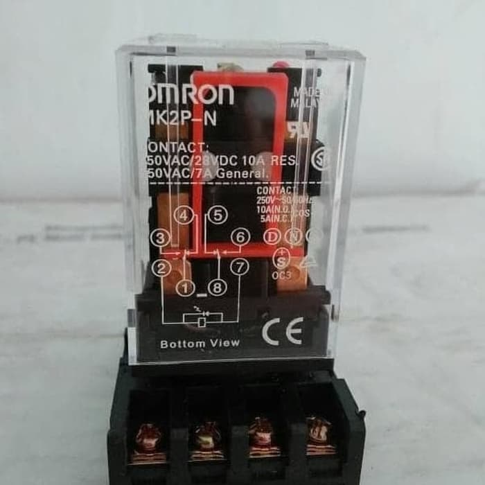 Jual Relay Omron Mk2p N 8pin8kaki 220 Volt Ac Socket Shopee