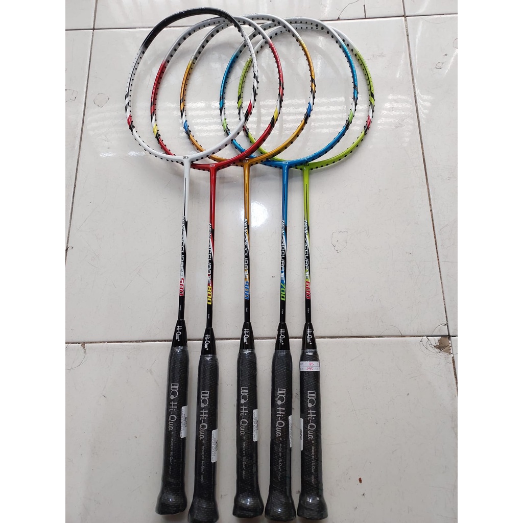 Jual RAKET BADMINTON HI-QUA NEW ACCURATE 500/ 600/700/800/900 ORIGINAL ...