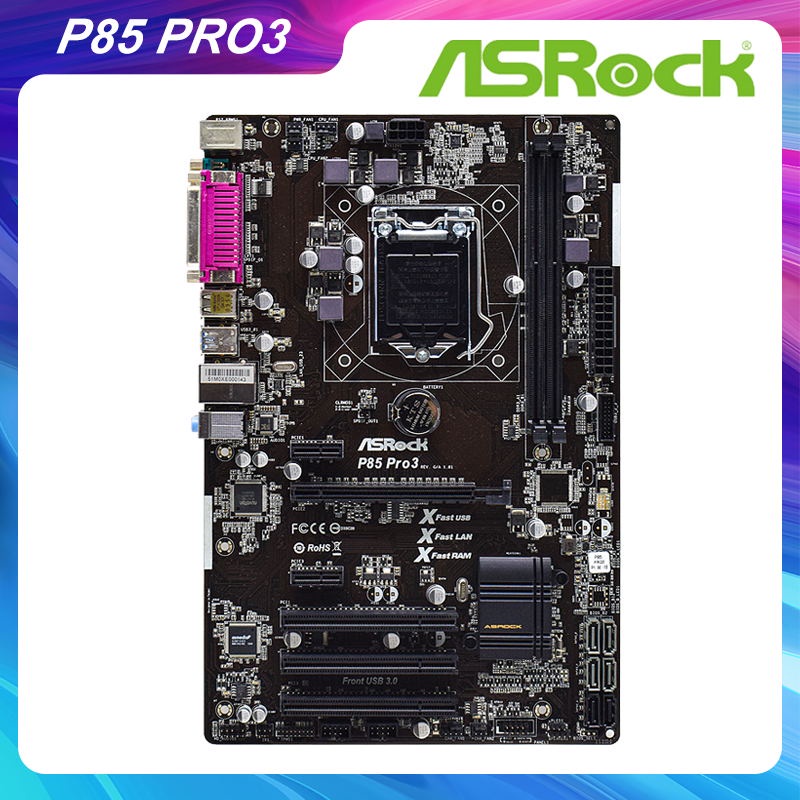 Jual PREORDER For ASRock P85 Pro3 Motherboard 1150 Motherboard DDR3 ...