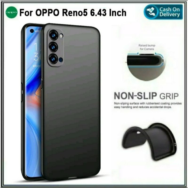 Jual Case Oppo Reno 5 SoftCase Premium Dove Matte Protection Back ...