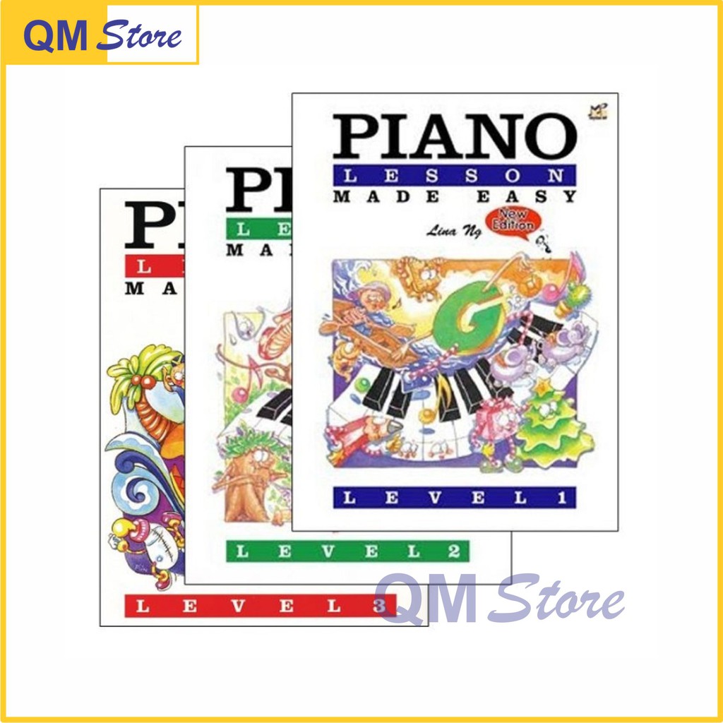 Jual Piano Lesson Made Easy Level 1,2,3 by Lina Ng (Buku Musik Belajar ...