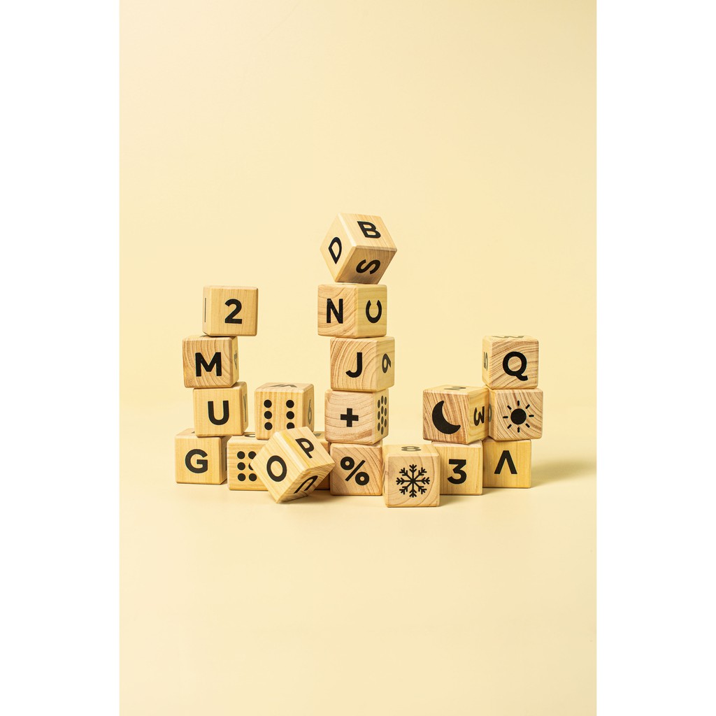 Jual Letter in Pine Math & Symbol Blocks | Shopee Indonesia