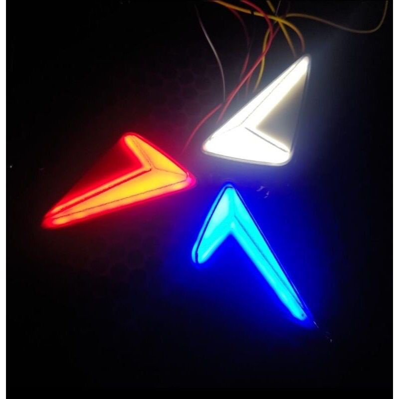 Jual Sen Tempel Lampu Sen Segitiga Neon 2Mode Universal R15/Cbr150r/GSX ...
