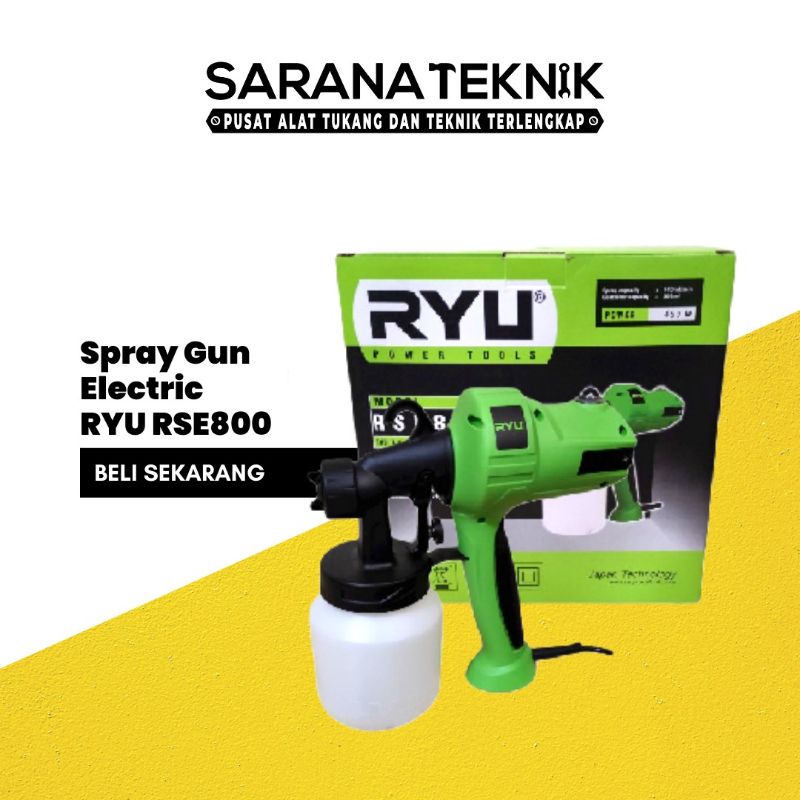 Jual spray gun electric RYU RSE800 | Shopee Indonesia