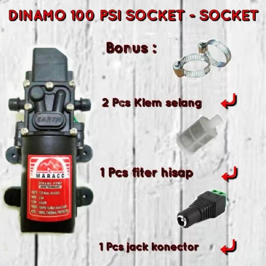 Jual Dinamo Pompa Air Dc V Volt A Psi Psi Cuci Mobil Motor