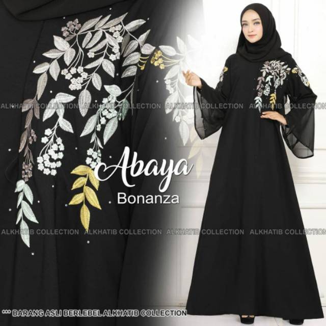 Jual GAMIS ABAYA BONANZA BAHAN WOLFIS GRADE A Shopee Indonesia