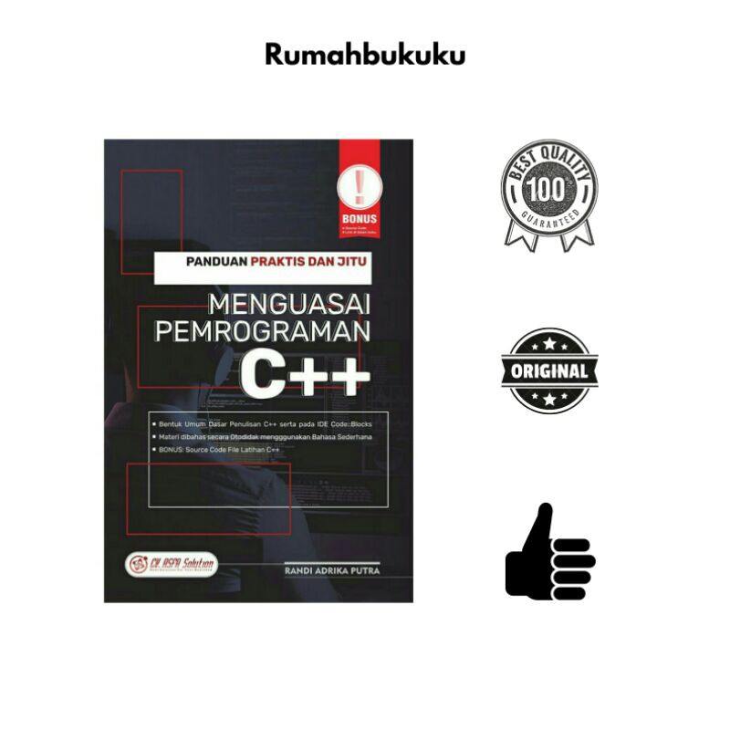 Jual NEW!! BUKU PANDUAN PRAKTIS DAN JITU MENGUASAI PEMROGRAMAN C++ ...