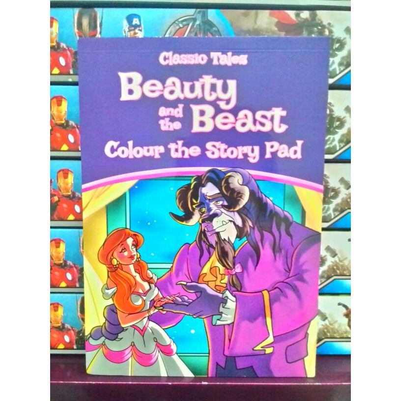 Jual Beauty and the beast color the story buku cerita bergambar