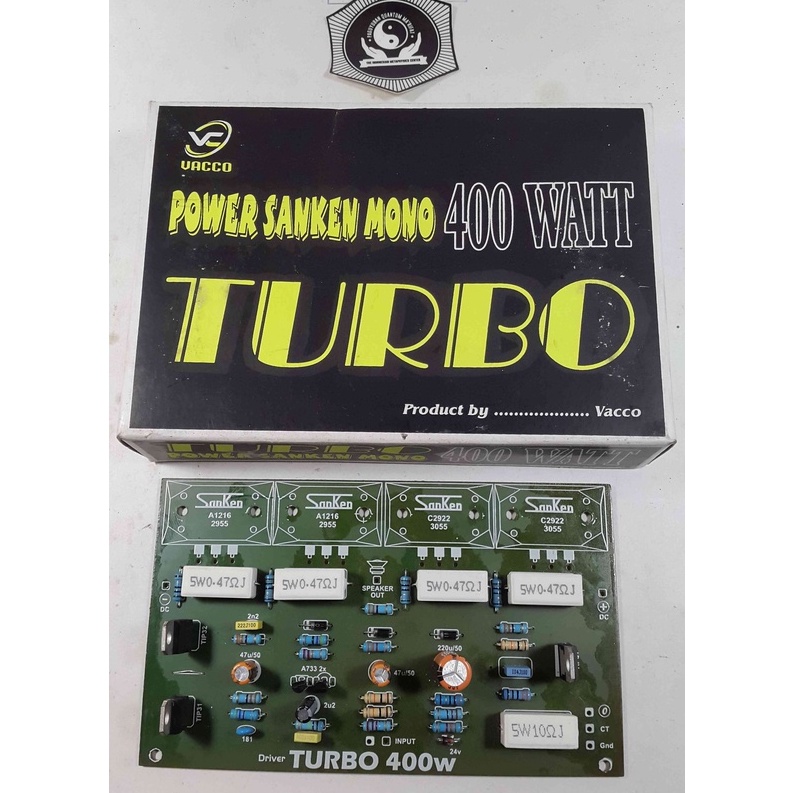 Jual KIT DRIVER POWER AMPLIFIER 400WATT MONO - TURBO | Shopee Indonesia