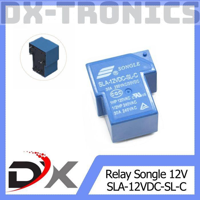 Jual Relay Songle SLA-12VDC-SL-C 12V 30A Relay Kodok | Shopee Indonesia