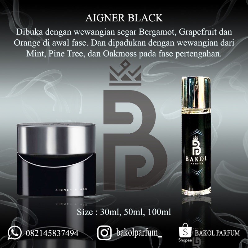 PARFUM REFILL AIGNER BLACK