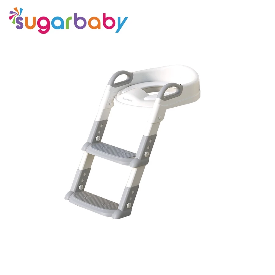 Sugarbaby Potty Training Seat&ladder / Potty Seat/Toilet Training Anak (GREY WHITE)