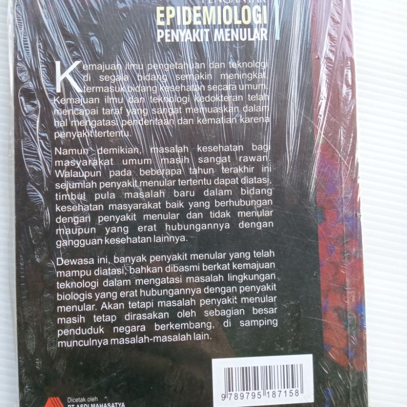 Jual BUKU ORIGINAL Buku Pengantar Epidemiologi Penyakit Menular - Nur ...