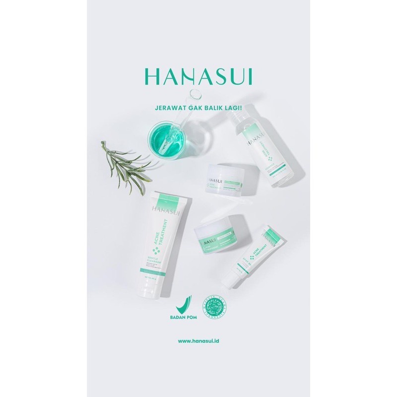 Jual HANASUI PAKET ACNE TREATMENT ( 5 item ) | Shopee Indonesia