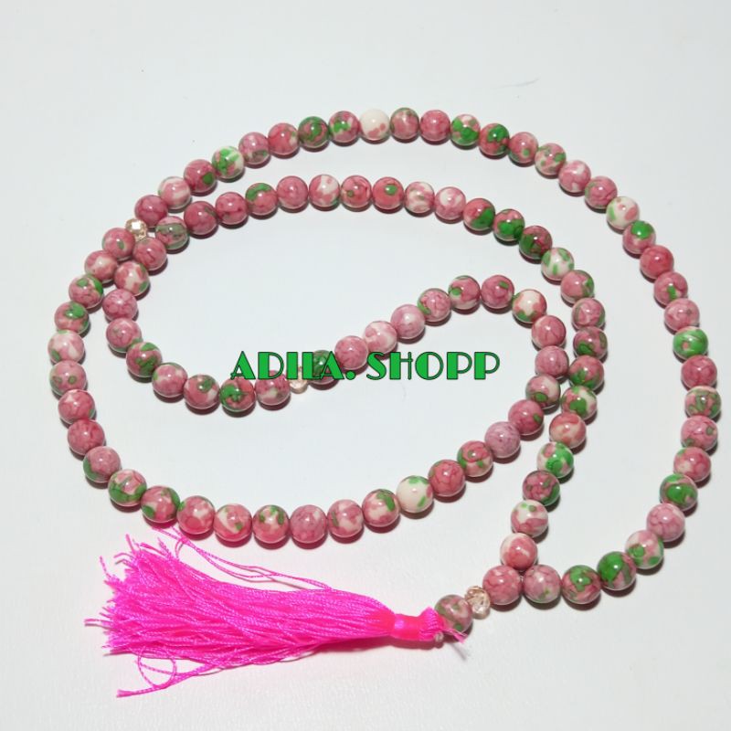 Jual TASBIH BATU PIRUS PINK ORIGINAL 8MM 99BUTIR | Shopee Indonesia