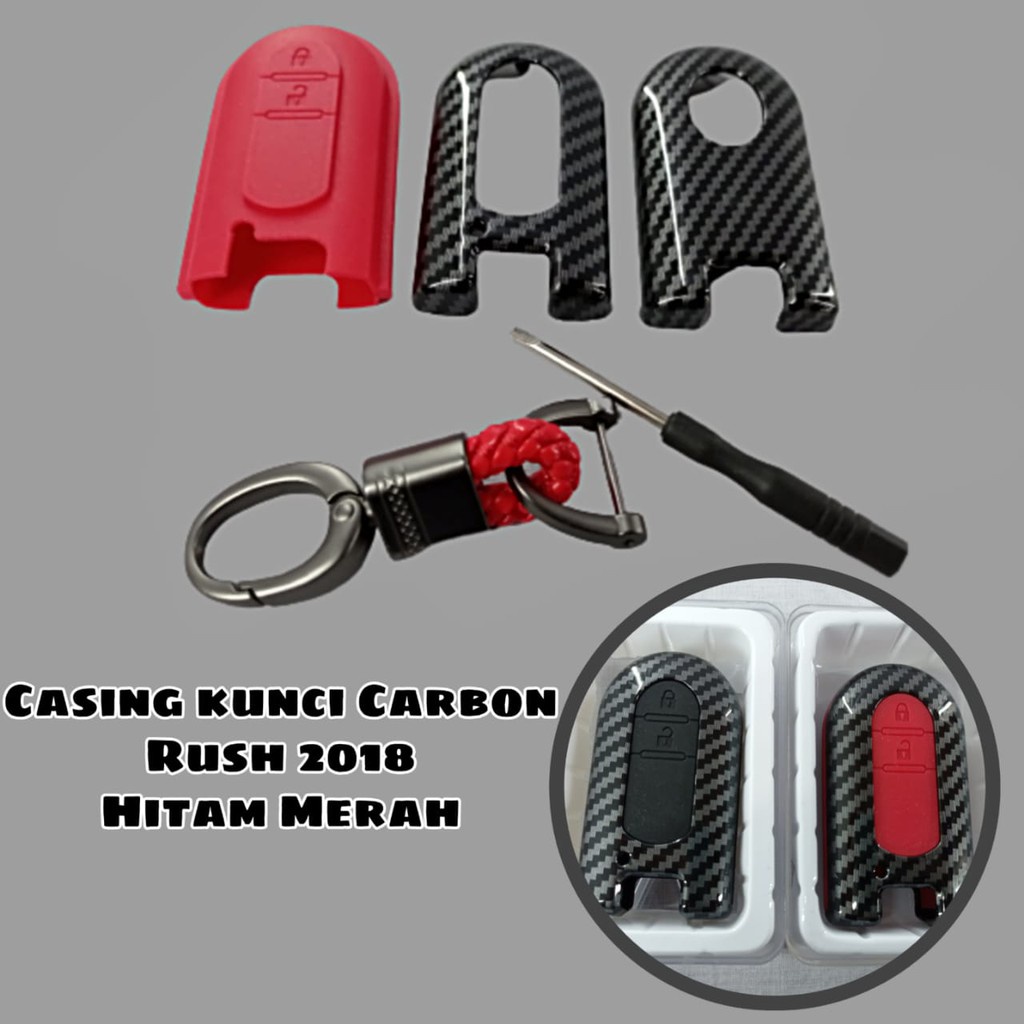 Jual Smart Key Casing Kunci Carbon RUSH TERIOS 2018 | Shopee Indonesia