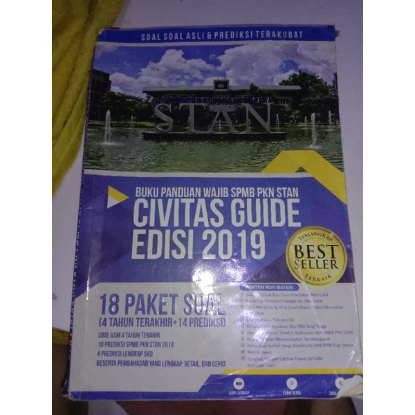 Jual Buku Panduan Wajib Spmb Pkn Stan Civitas Guide Edisi 2019 Shopee