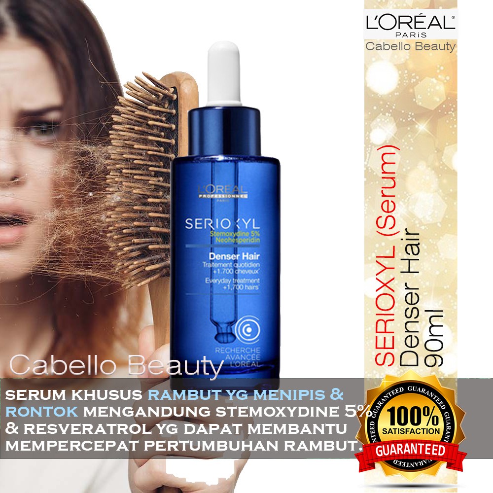 Jual LOREAL PROFESSIONNEL SERUM SERIOXYL DENSER HAIR 90 ML | Shopee ...